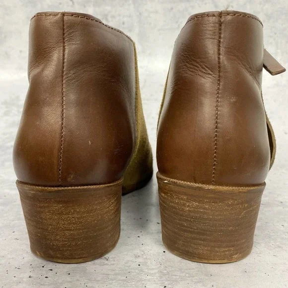 Madewell Cait suede & leather ankle bootie 9.5 - Picture 8 of 12